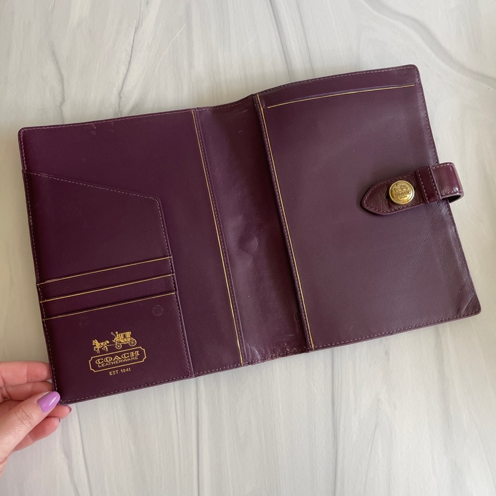 Coach agenda cover
